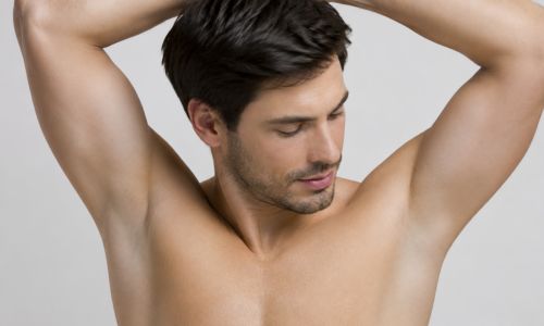 depilación axila hombre